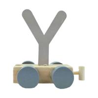 JeP kids houten treinletter Y-zand