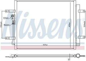 Condensor, airconditioning 940931