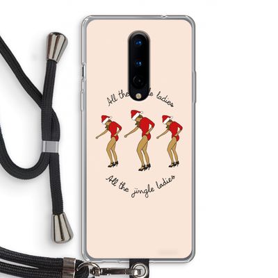 Jingle Ladies: OnePlus 8 Transparant Hoesje met koord