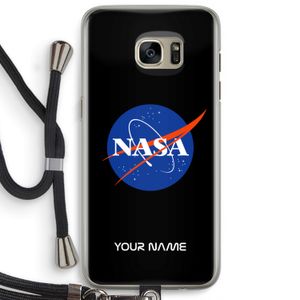 NASA: Samsung Galaxy S7 Edge Transparant Hoesje met koord