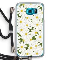 Summer Daisies: Samsung Galaxy S6 Transparant Hoesje met koord