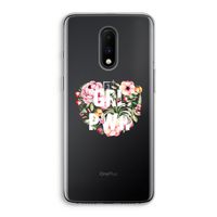 GRL PWR Flower: OnePlus 7 Transparant Hoesje