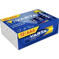 Varta VARTA Longlife Power AAA Cube Pack12 AAA batterij (potlood) Alkaline 1.5 V 12 stuk(s) Varta VARTA Longlife Power AAA Cube Pack12 AAA batterij (potlood) Alkaline 1.5 V 12 stuk(s)