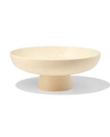 HEMA Schaal op voet ⌀30x12cm keramiek zand (creme)