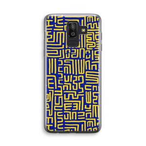 Majorelle Blue Print: Samsung Galaxy J8 (2018) Transparant Hoesje