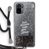 Good stories: Xiaomi Redmi Note 10 Pro Transparant Hoesje met koord