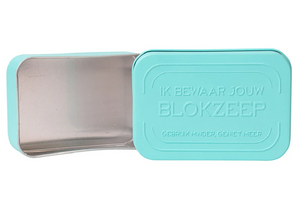 Blokzeep Zeepblikje Aluminium -voor Body Blok/Scheer Blok