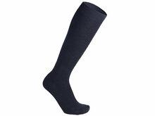 Skafit dikke zilver kniekousen navy blauw