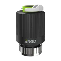 ENGO E28NC-230 - Thermische zonemotor 230V, M28x1,5, NC