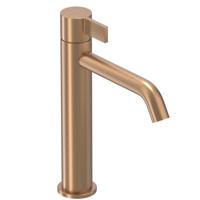 Wastafelkraan IVY Pact Model M Coldstart Geborsteld Mat Koper PVD IVY