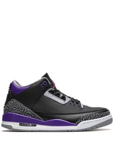 Jordan baskets Air Jordan 3 Court Purple - Noir