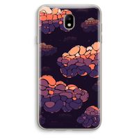 Patroon Wolken: Samsung Galaxy J7 (2017) Transparant Hoesje