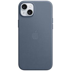 Apple Finewoven Case Backcover Apple iPhone 15 Plus Pacific-blauw Inductieve lading, Stootbestendig