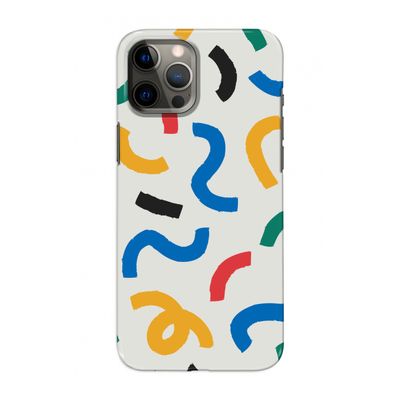 Illustratieve pop 2: Volledig geprint iPhone 12 Pro Hoesje