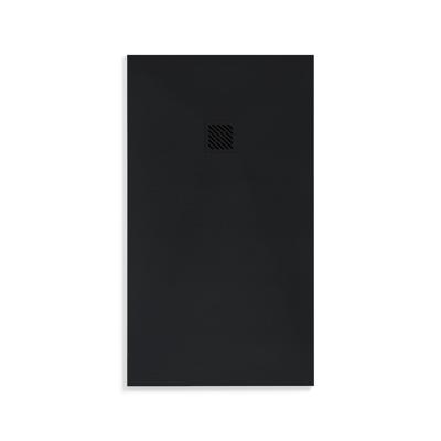 Douchebak BWS Elsa Composiet Anti-slip 100x100x3 cm Mat Zwart
