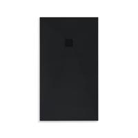 Douchebak BWS Elsa Composiet Anti-slip 100x100x3 cm Mat Zwart
