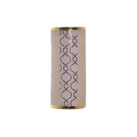 Vaas DKD Home Decor Roze Gouden Porselein Orientaals Verchroomd 14 x 14 x 32 cm