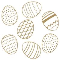 Duni servetten golden eggs 3-laags 33x33cm