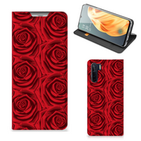 OPPO Reno3 | A91 Smart Cover Red Roses - thumbnail