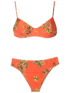 Lygia & Nanny bikini à fleurs - Orange