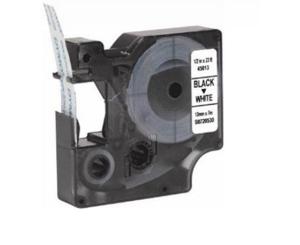 Label Tape voor Dymo D1 45013 - Zwart op Wit | 12 mm x 7 m | S0720530 - 1 stuk