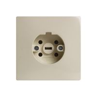 Perilex stopcontact inbouw creme 16A