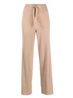 ERES pantalon Rieur ample en maille nervurée - Tons neutres
