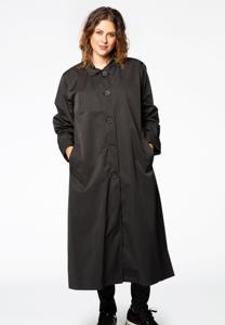 Yoek Raincoat long | Zwart | Maat 56