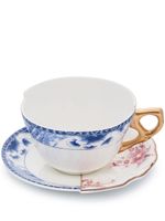 Seletti lot tasse et soucoupe Zenobia - Blanc