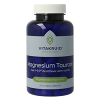 Magnesium Tauraat met Vitamine B6 (P-5-P) 90 Vegetarische capsules