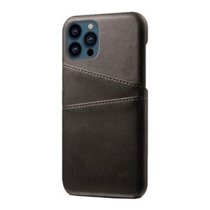 Casecentive Leren Wallet Back case iPhone 14 Pro zwart - 8720153795494