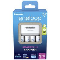 Panasonic Snellader BQ-CC55 + 4x AA Eneloop 2000mAh