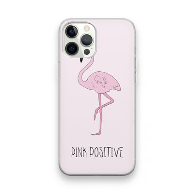 Pink positive: iPhone 12 Pro Transparant Hoesje