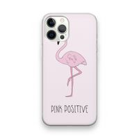 Pink positive: iPhone 12 Pro Transparant Hoesje