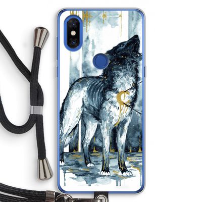 Bleeding Soul: Xiaomi Mi Mix 3 Transparant Hoesje met koord
