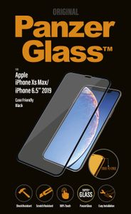 Panzerglass Apple iPhone Xs Max/11 Pro Max Case Friendly Smartphone screenprotector Zwart