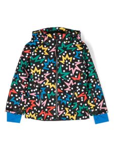 Stella McCartney Kids doudoune à imprimé Starburst - Noir