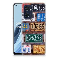 OPPO Reno 7 5G | Find X5 Lite | Siliconen hoesje | met foto Kentekenplaten