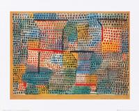 Kunstdruk Paul Klee - Kreuze und Säulen 50x40cm