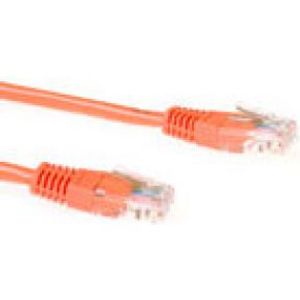 ACT Oranje 3 meter U/UTP CAT6 patchkabel met RJ45 connectoren