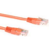 ACT Oranje 3 meter U/UTP CAT6 patchkabel met RJ45 connectoren