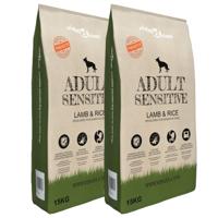 Premium hondenvoer droog Adult Sensitive Lamb & Rice 30kg 2 st