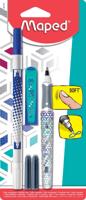 Maped roller Classic, op blister met 2 inktpatronen en 1 inktwisser