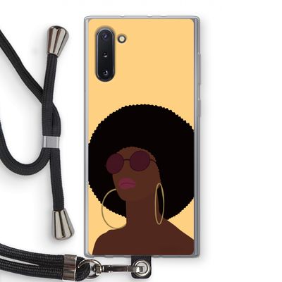 Golden hour: Samsung Galaxy Note 10 Transparant Hoesje met koord