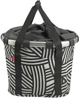 Klickfix Rixen & kaul shoppertas "bikebasket" shop.bag r&k bikebasket zebra