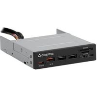 Chieftec CRD-908H geheugenkaartlezer USB 3.2 Gen 1 (3.1 Gen 1) Intern Zwart
