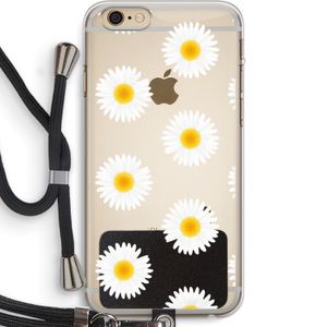 Margrietjes: iPhone 6 PLUS / 6S PLUS Transparant Hoesje met koord