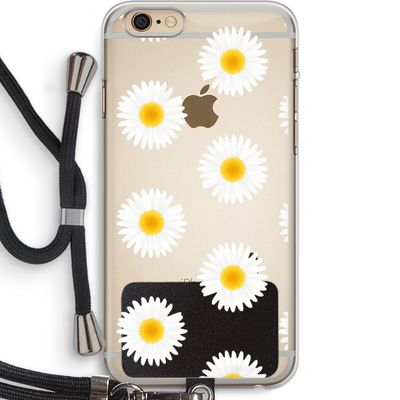 Margrietjes: iPhone 6 PLUS / 6S PLUS Transparant Hoesje met koord