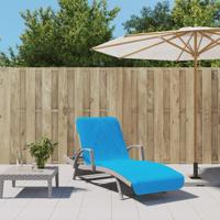 VidaXL Strandhanddoeken 2 st 400 g/m² 75x200 cm stof turquoise