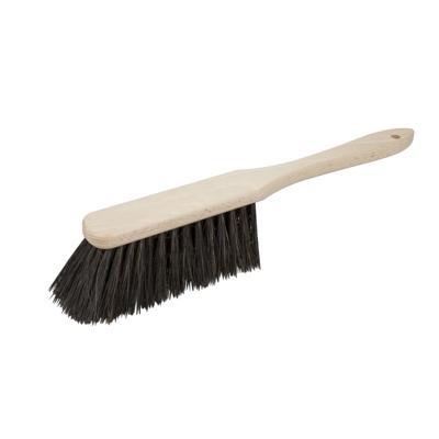 Buemag Houten zachte stoffer/handveger - binnen - lichtbruin - 38 cm - natuurvezels - ophang oog